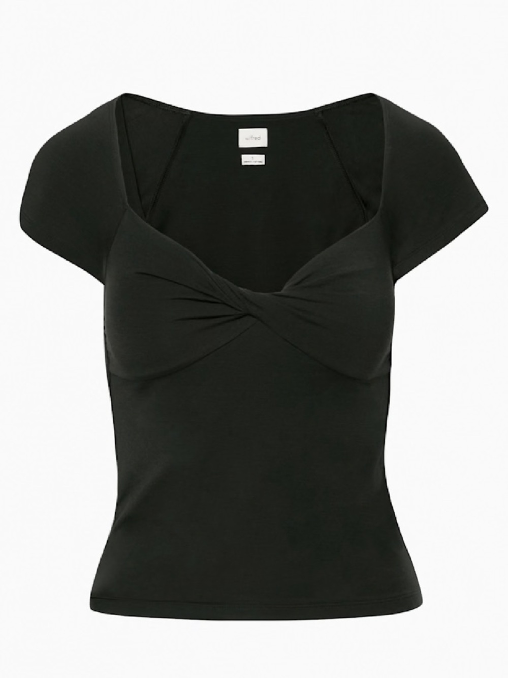 aritzia wilfred venus top in black